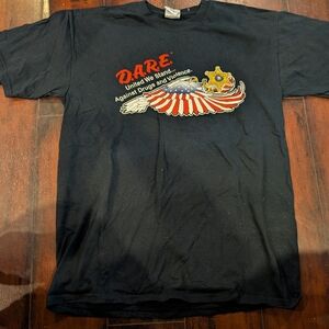 Black DARE Graphic T-Shirt Size Medium